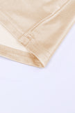 Apricot Chest Pocket Loose Fit T Shirt