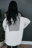 Gray Color Block Exposed Seam Buttoned Neckline Hoodie