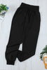 Black Pocketed Casual Joggers