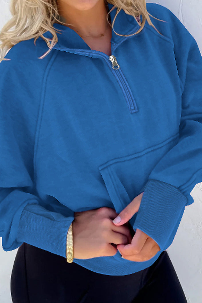 Bluing Plus Size Mineral Wash Zip up Hoodie