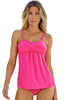 Rose 2pcs Swing Tankini Swimsuit